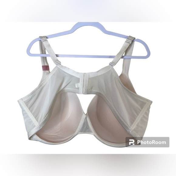 Cacique Lane Bryant Totally Smooth Lightly Lined Full Coverage Bra Beige 46D - Picture 5 of 7
